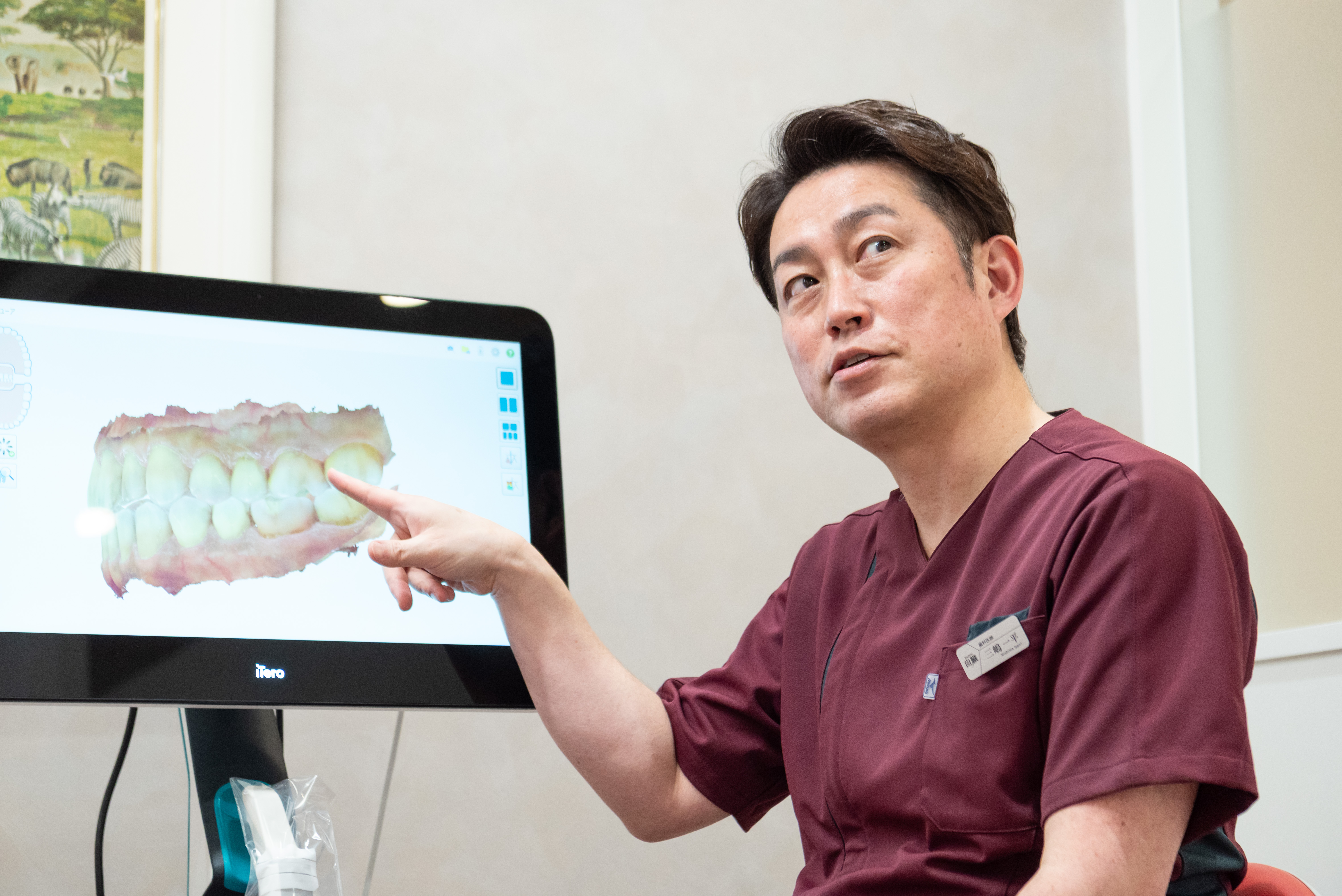 CTスキャンの様子