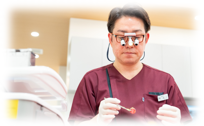 ドクターによるチェックの様子