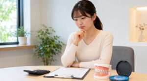 考える女性