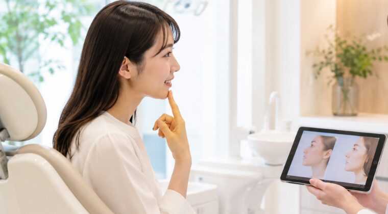 医師に相談する女性